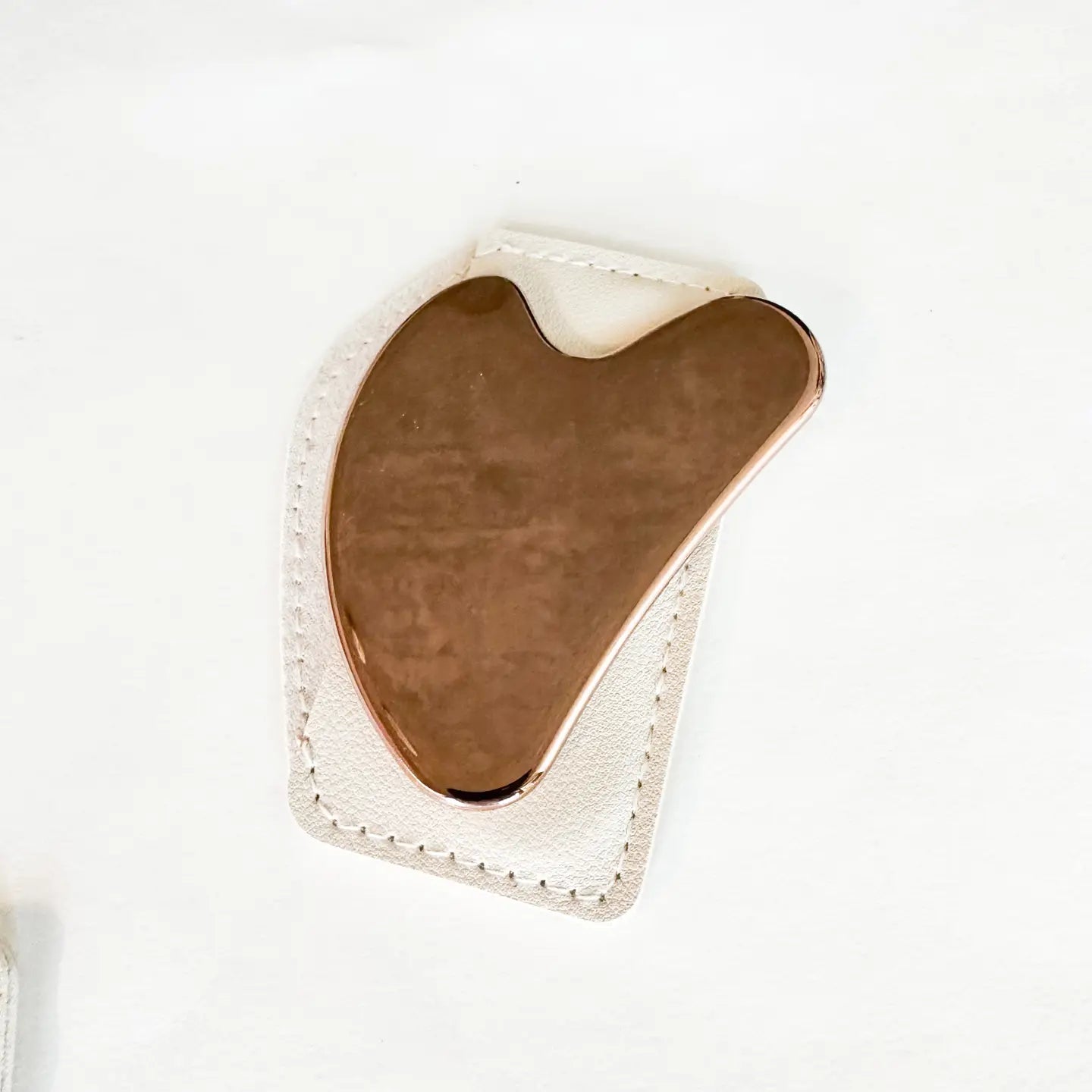 Elegant Rose Gold Stainless Steel Gua Sha